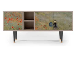 Mueble de TV - 150х69х41 cm - T5 - The Poppy Field , Latte^ Móvel De Tv