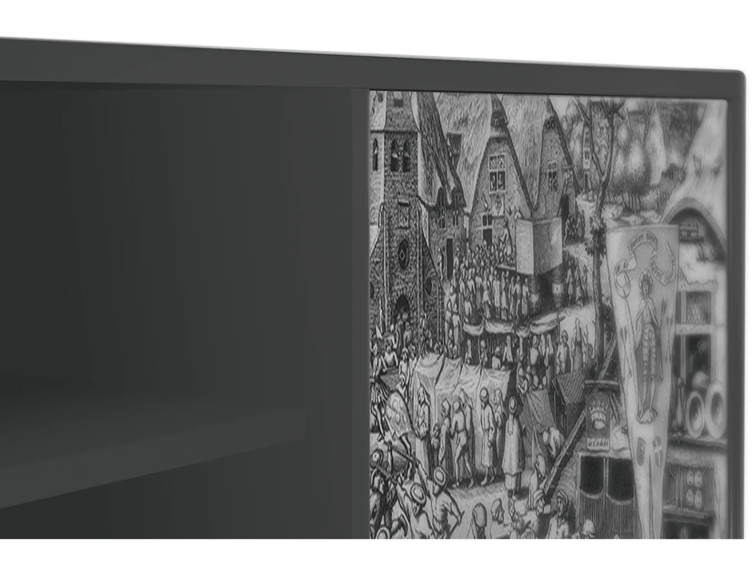 Clearance Mueble de TV - 170х69х48 cm - T2 - The Festival of Saint, Antracite Cinza antracite