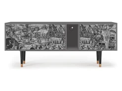 Móvel De Tv* Mueble de TV - 170х69х48 cm - T1 - The Festival of Saint, Cinza Cinzento