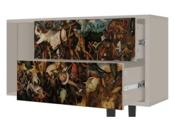 Móvel De Tv* Mueble de TV - 170х69х48 cm - T1 - The Fall, Areia Bege