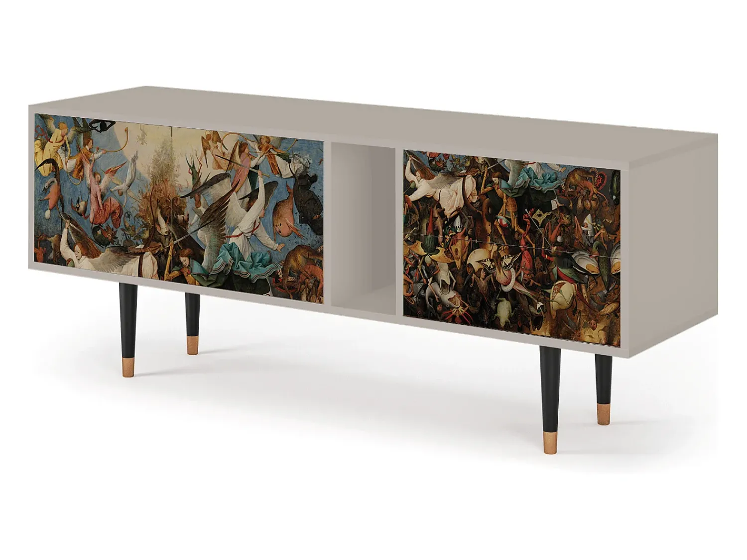 Móvel De Tv* Mueble de TV - 170х69х48 cm - T1 - The Fall, Areia Bege