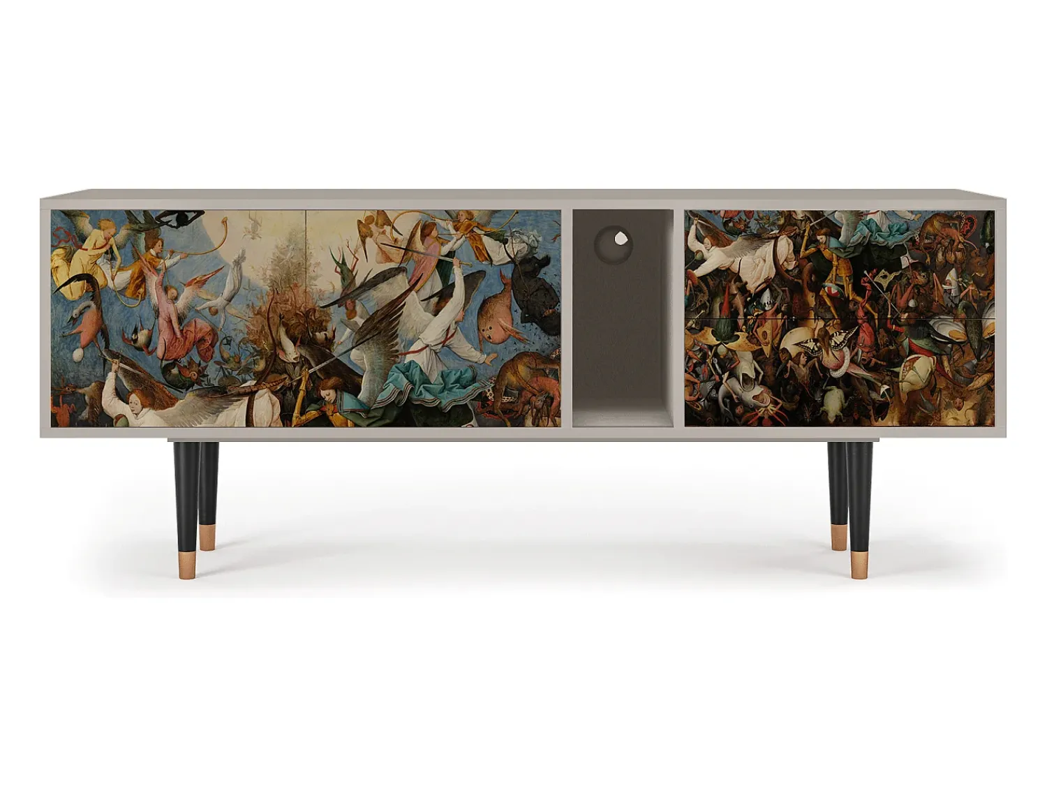 Móvel De Tv* Mueble de TV - 170х69х48 cm - T1 - The Fall, Areia Bege