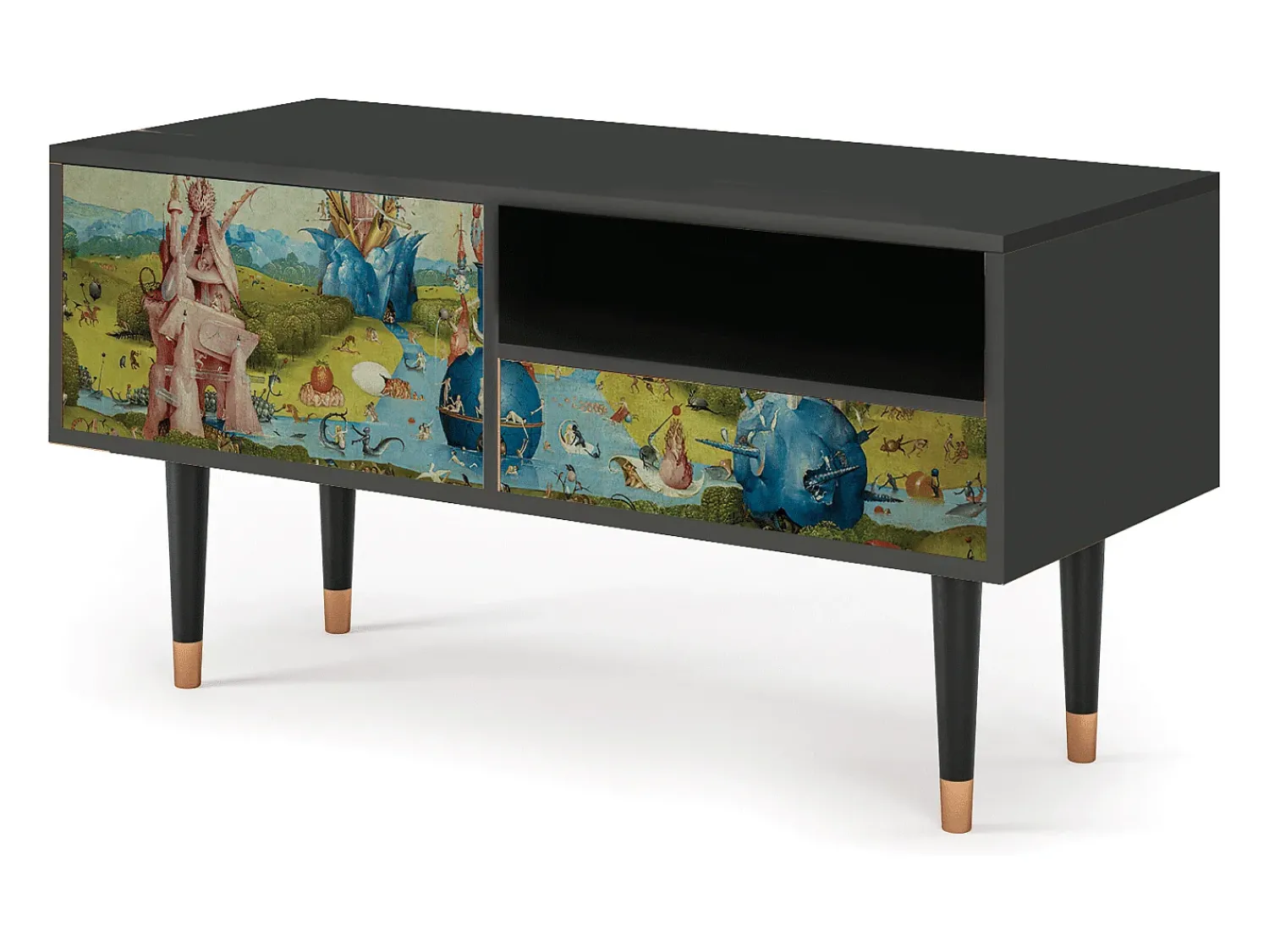 Móvel De Tv* Mueble de TV - 115х59х48 cm - T3 - The Garden 2 by Bosch, Antracite Cinza antracite