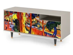 Mueble de TV - 125х56х41 cm - T7 - The Turning Road, Areia^ Móvel De Tv
