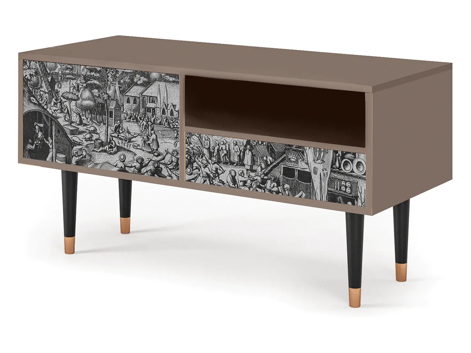 Mueble de TV - 115х59х48 cm - T3 - The Festival of Saint, Latte^ Móvel De Tv