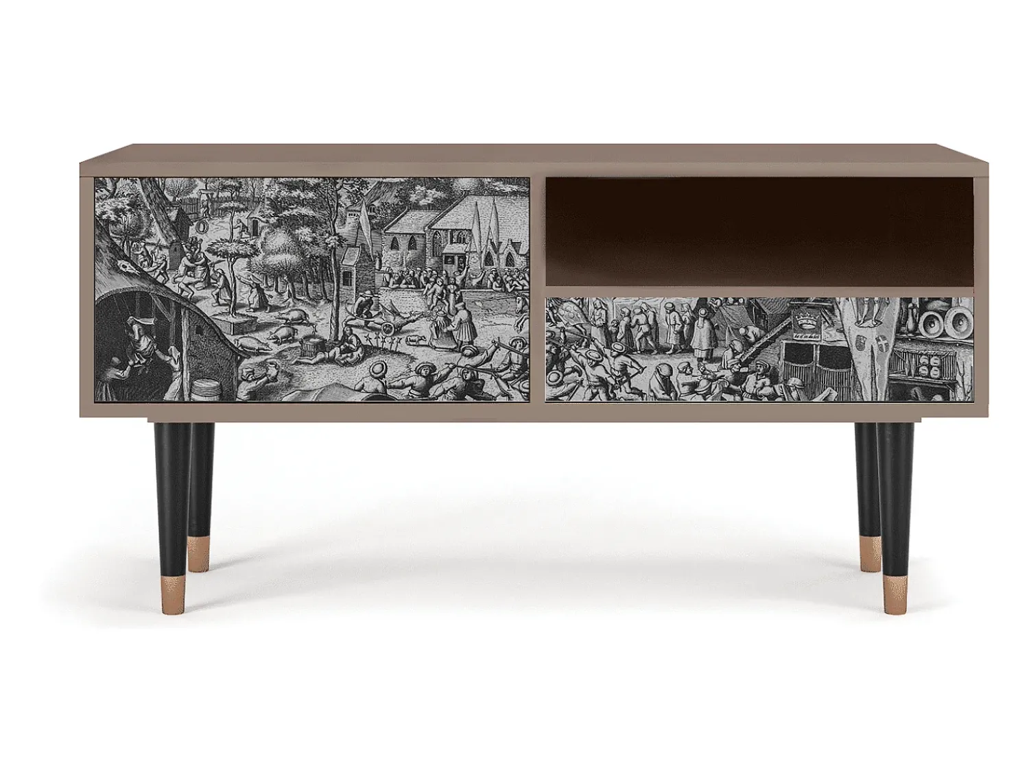 Mueble de TV - 115х59х48 cm - T3 - The Festival of Saint, Latte^ Móvel De Tv