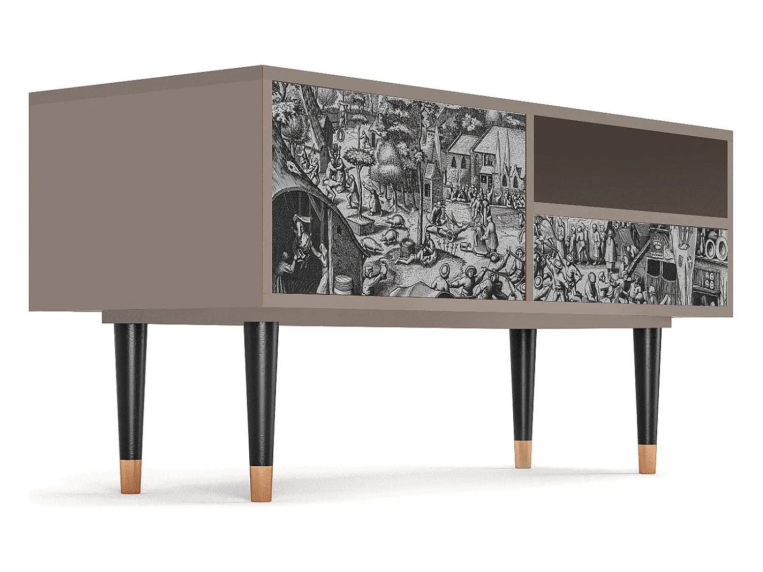 Mueble de TV - 115х59х48 cm - T3 - The Festival of Saint, Latte^ Móvel De Tv