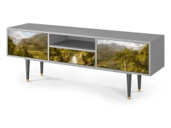 Online Mueble de TV - 170х59х41 cm - T6 - The Heart of the Andes , Cinza Cinzento