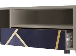 Sale Mueble de TV - 115х59х48 cm - T3 - The Amethyst, Areia Bege