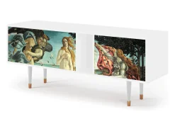Móvel De Tv* Mueble de TV - 170х69х48 cm - T1 - The Birth of Venus, Branco Bege