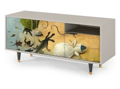 Móvel De Tv| Mueble de TV - 125х56х41 cm - T7 - The Garden by Bosch, Areia Bege