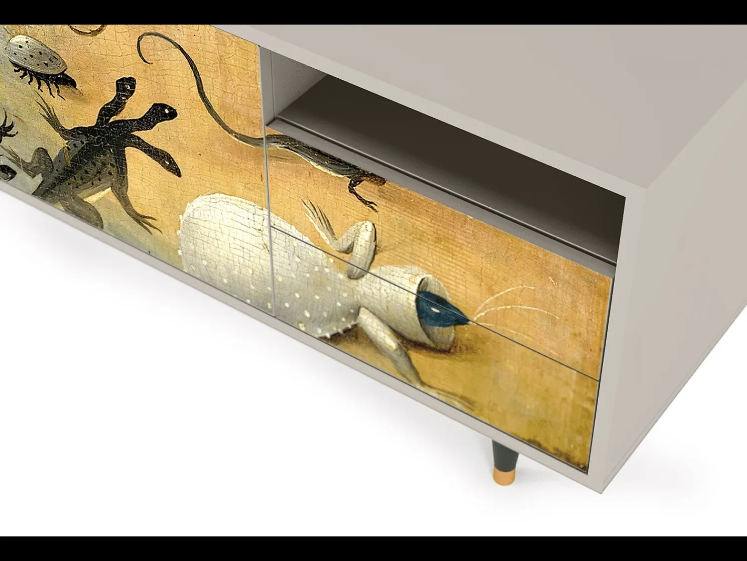 Móvel De Tv| Mueble de TV - 125х56х41 cm - T7 - The Garden by Bosch, Areia Bege