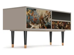 Móvel De Tv| Mueble de TV - 115х59х48 cm - T3 - The Fall, Areia Bege