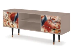 Móvel De Tv* Mueble de TV - 170х69х48 cm - T2 - The City Rises, Latte Bege