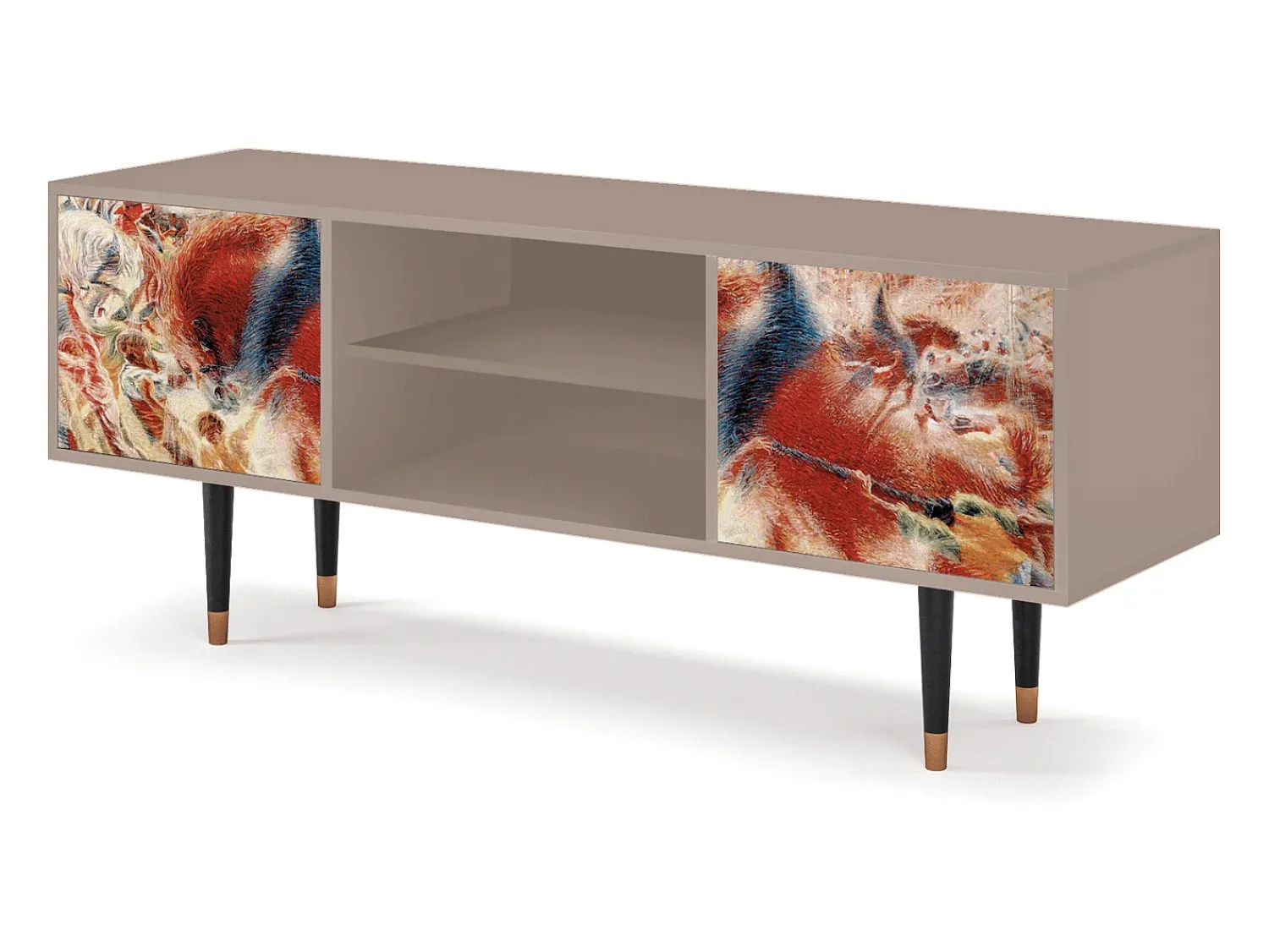 Móvel De Tv* Mueble de TV - 170х69х48 cm - T2 - The City Rises, Latte Bege
