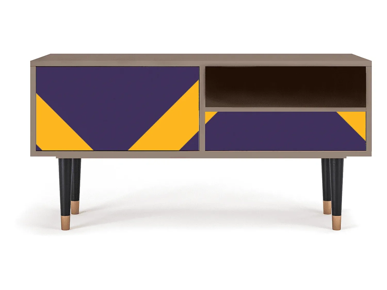 Móvel De Tv| Mueble de TV - 115х59х48 cm - T3 - The Brightest Way, Latte Bege