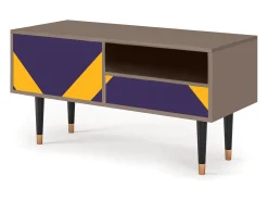 Móvel De Tv| Mueble de TV - 115х59х48 cm - T3 - The Brightest Way, Latte Bege