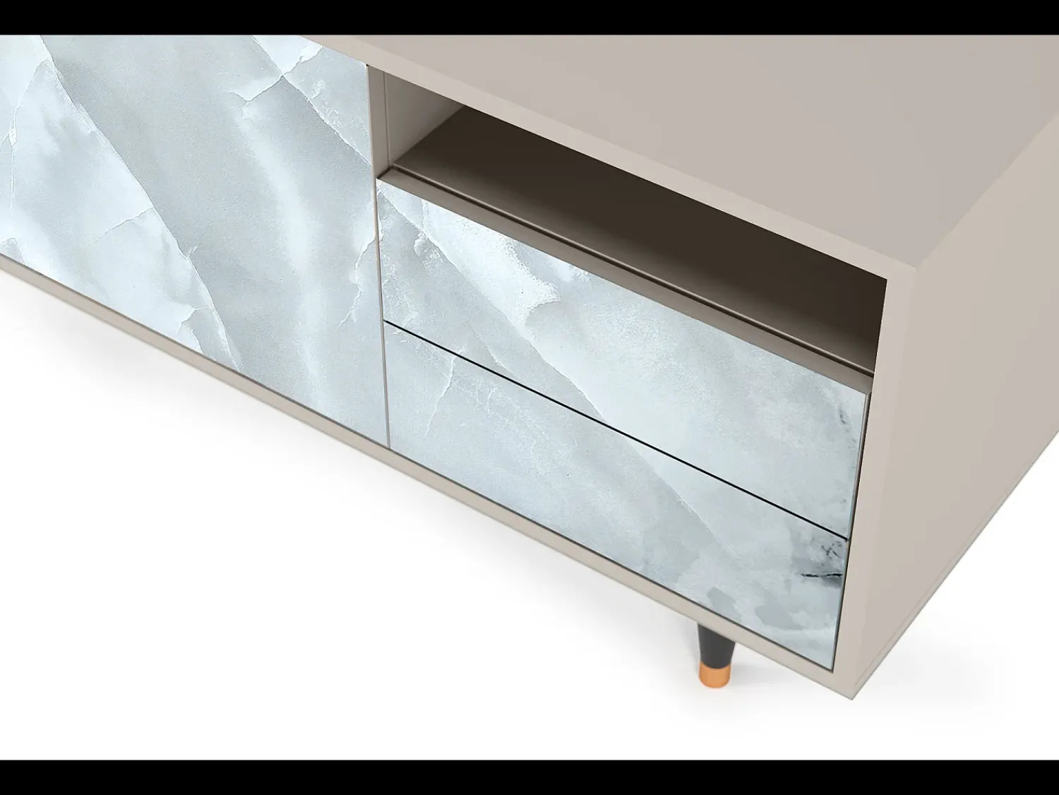Mueble de TV - 125х56х41 cm - T7 - The Onyx, Areia^ Móvel De Tv