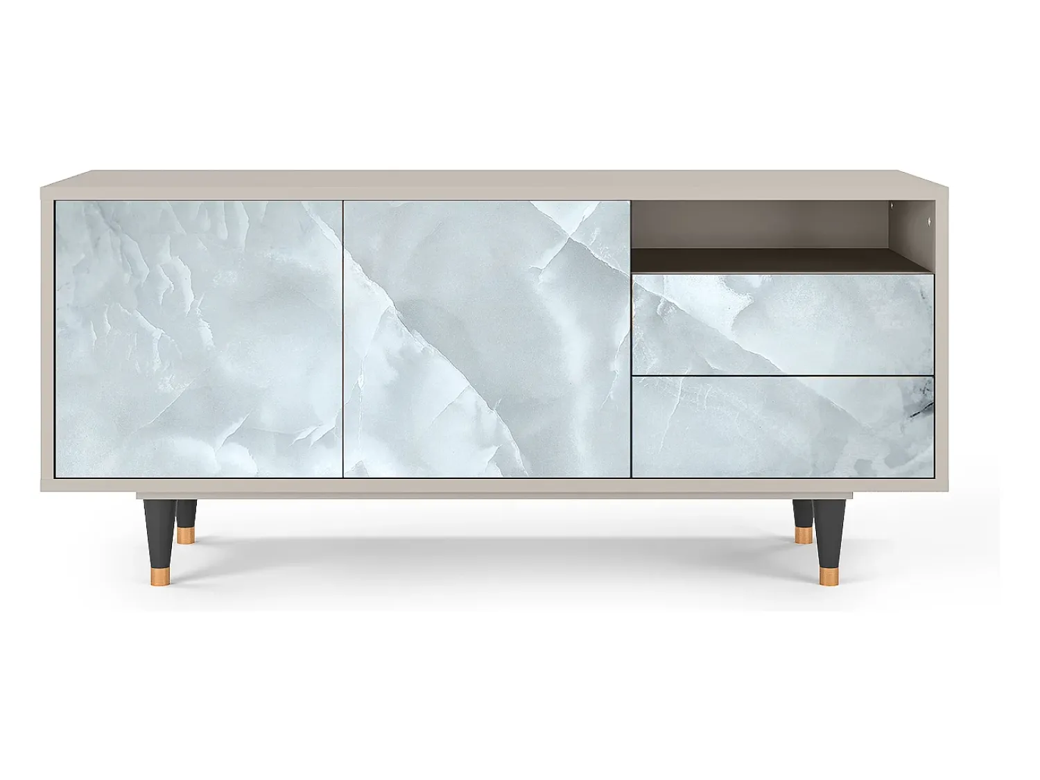 Mueble de TV - 125х56х41 cm - T7 - The Onyx, Areia^ Móvel De Tv