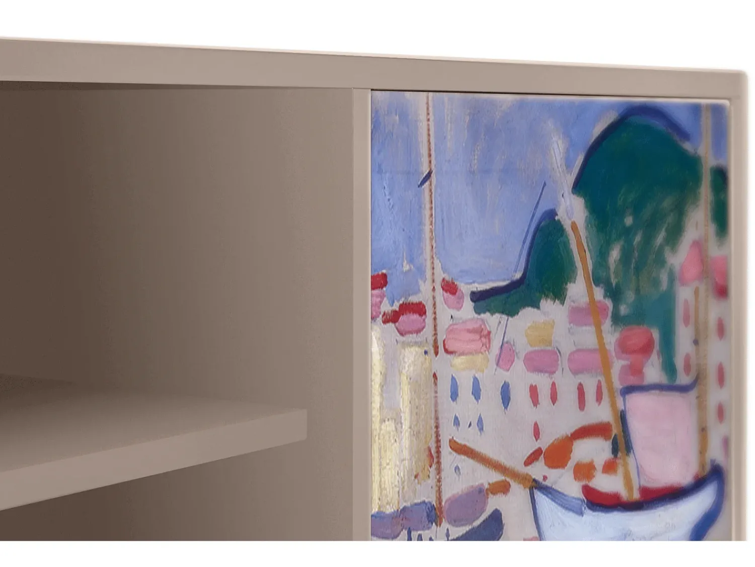 Online Mueble de TV - 170х69х48 cm - T2 - The Port of Collioure , Latte Bege