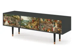 Mueble de TV - 170х59х48 cm - T4 - The Younger - Spring, Antracite^ Móvel De Tv