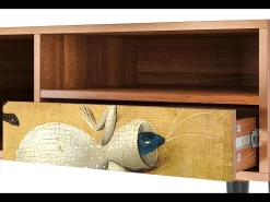 Móvel De Tv* Mueble de TV - 115х59х48 cm - T3 - The Garden by Bosch, Nogueira Castanho