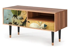 Móvel De Tv* Mueble de TV - 115х59х48 cm - T3 - The Garden by Bosch, Nogueira Castanho