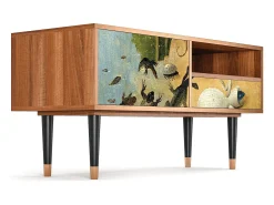 Móvel De Tv* Mueble de TV - 115х59х48 cm - T3 - The Garden by Bosch, Nogueira Castanho