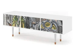 Hot Mueble de TV - 170х59х48 cm - T4 - The Studio , Branco Bege