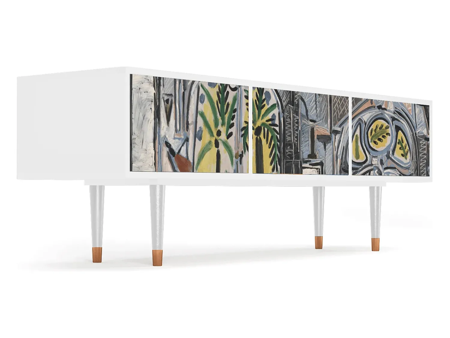Hot Mueble de TV - 170х59х48 cm - T4 - The Studio , Branco Bege