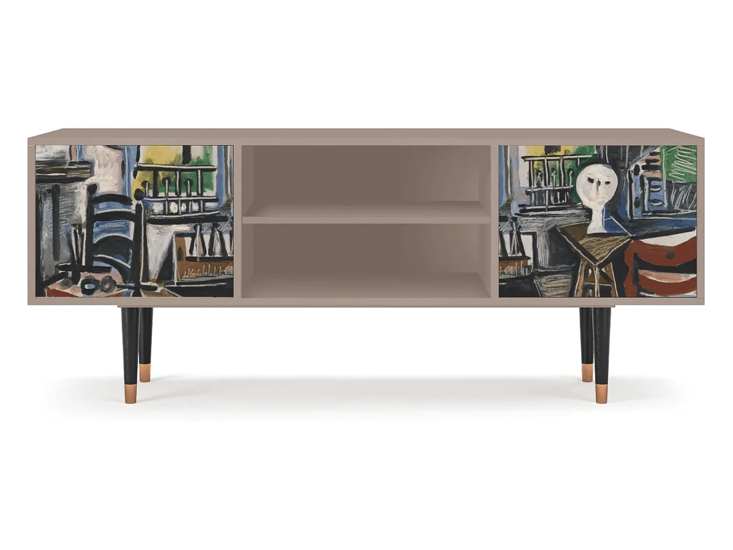 Móvel De Tv* Mueble de TV - 170х69х48 cm - T2 - The Studio , Latte Bege