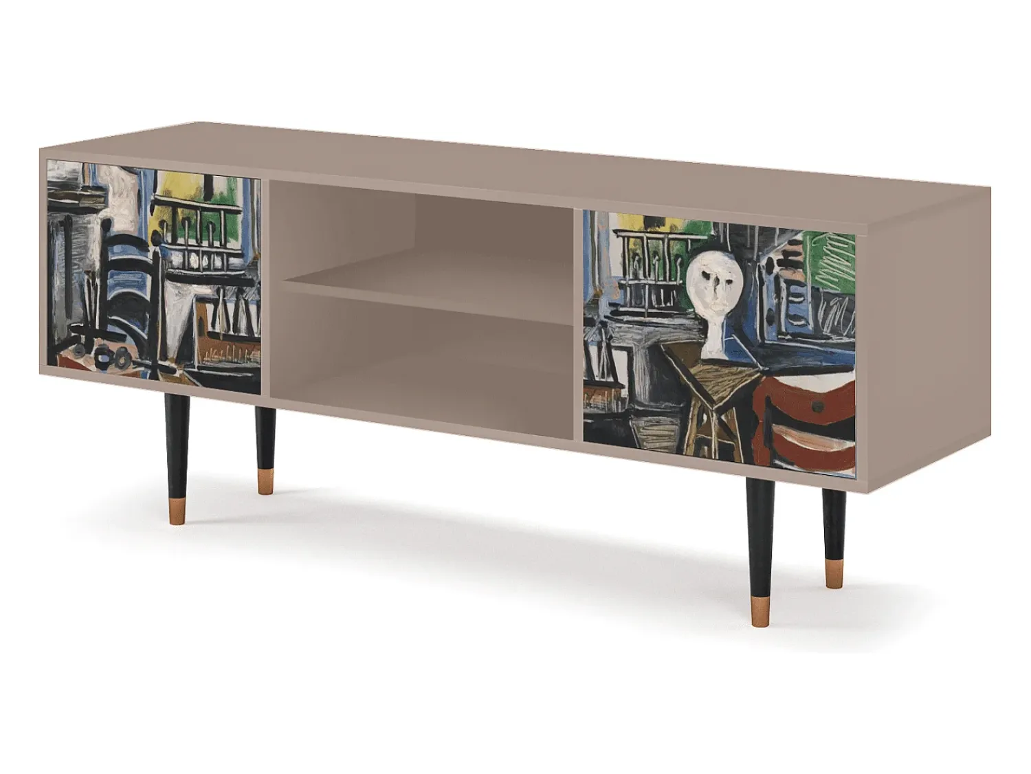 Móvel De Tv* Mueble de TV - 170х69х48 cm - T2 - The Studio , Latte Bege