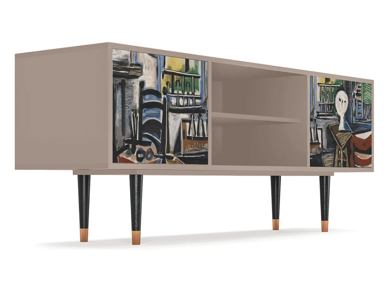Móvel De Tv* Mueble de TV - 170х69х48 cm - T2 - The Studio , Latte Bege