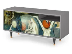 Móvel De Tv| Mueble de TV - 125х56х41 cm - T7 - The Garden Of by Bosch, Cinza Cinzento