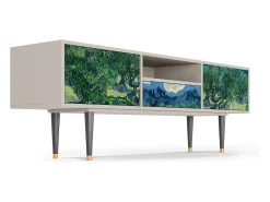 Móvel De Tv* Mueble de TV - 170х59х41 cm - T6 - The Oil Trees, Areia Bege