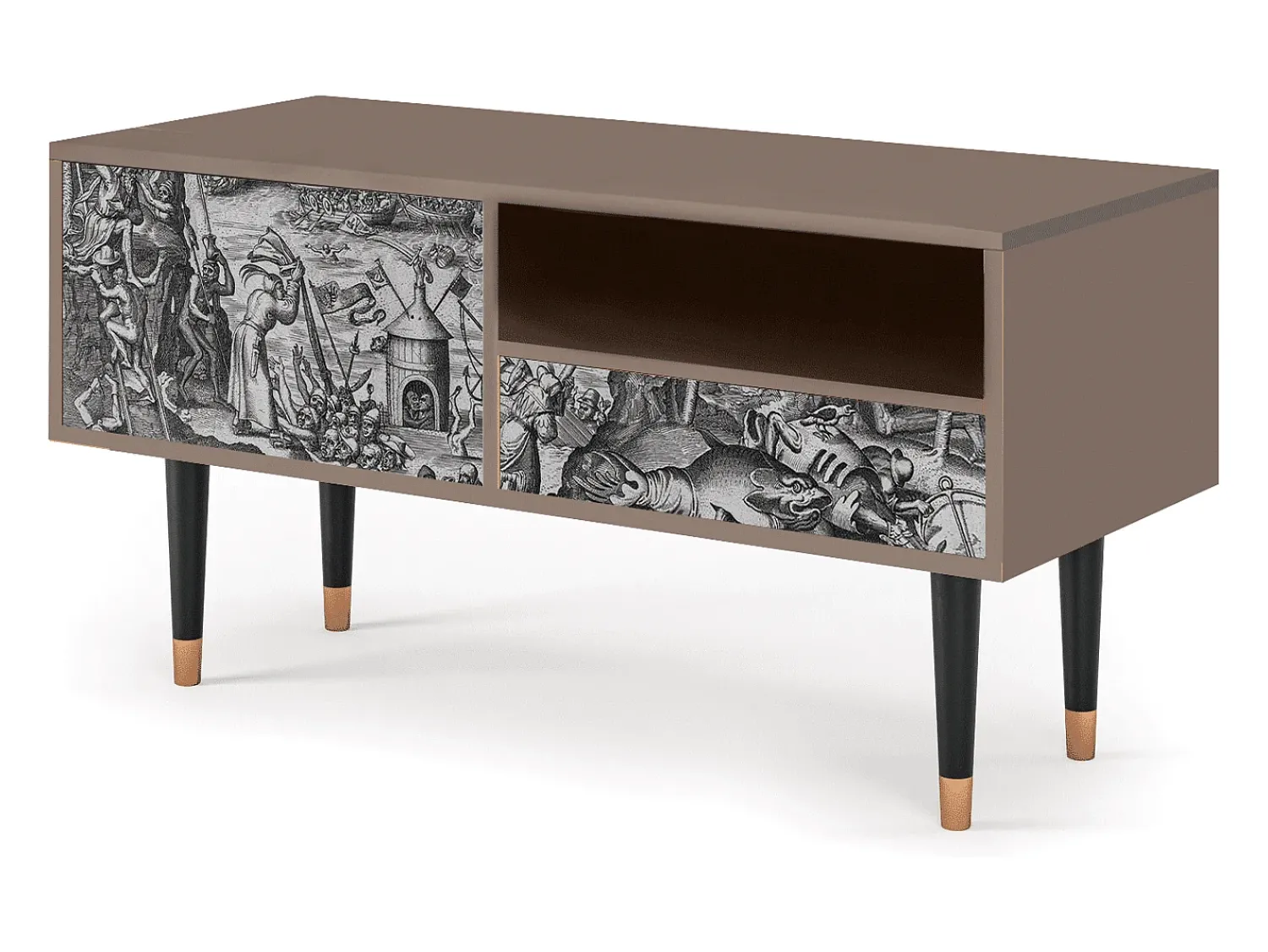 Mueble de TV - 115х59х48 cm - T3 - The Temptation, Latte^ Móvel De Tv