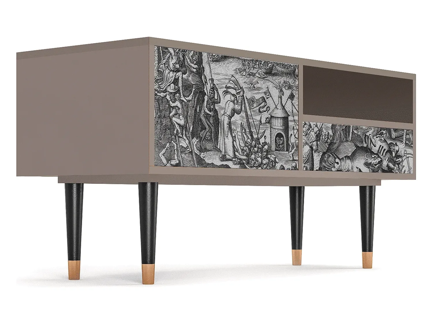 Mueble de TV - 115х59х48 cm - T3 - The Temptation, Latte^ Móvel De Tv