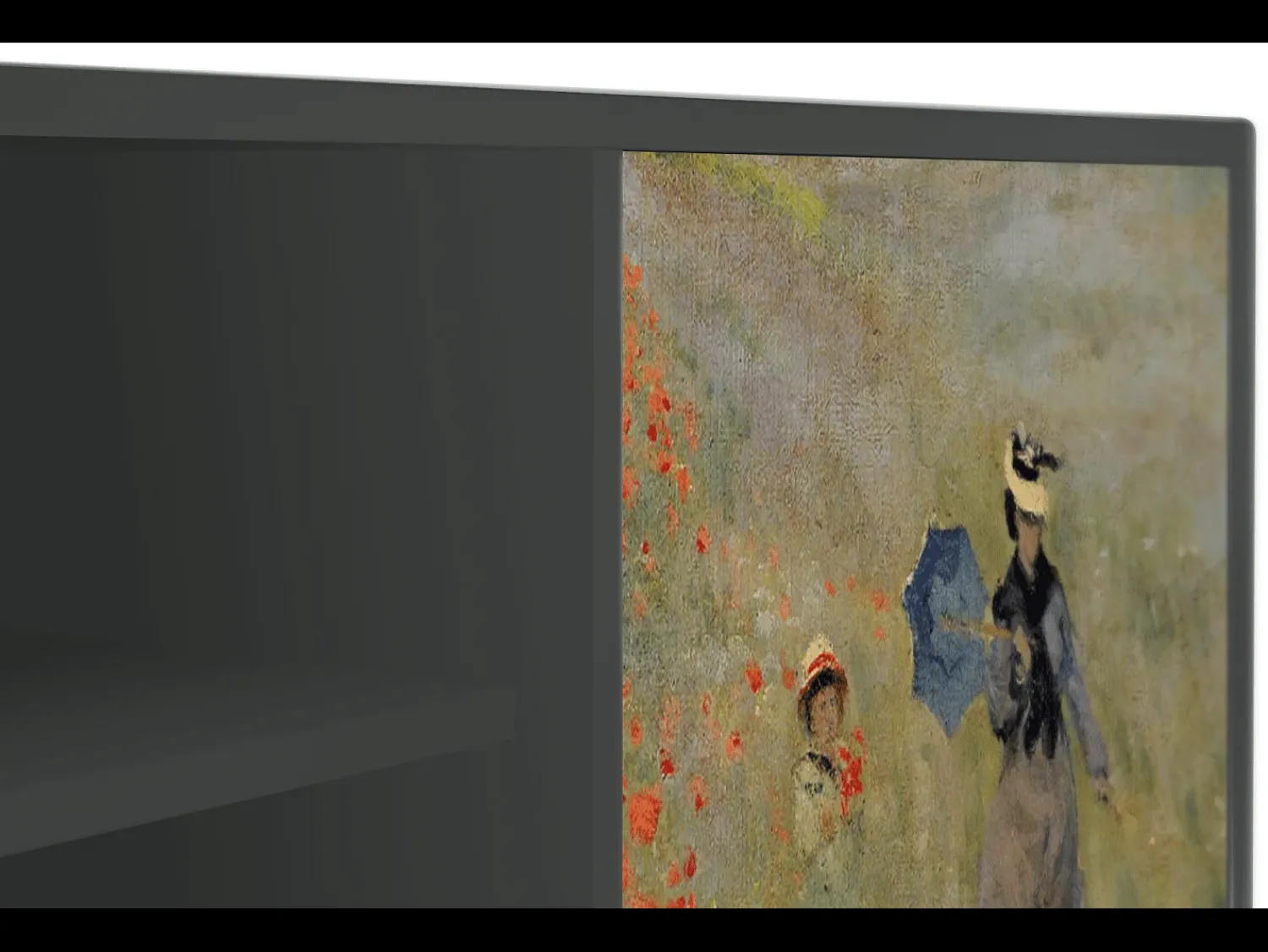Móvel De Tv* Mueble de TV - 170х69х48 cm - T2 - The Poppy Field , Antracite Cinza antracite