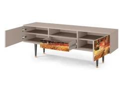 Móvel De Tv* Mueble de TV - 170х59х41 cm - T6 - The Banks, Latte Bege