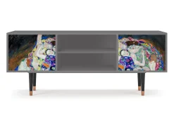 Móvel De Tv* Mueble de TV - 170х69х48 cm - T2 - The Maiden by Klimt, Cinza Cinzento