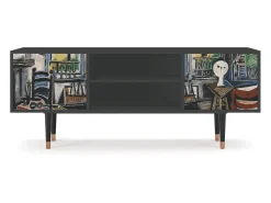 Móvel De Tv| Mueble de TV - 170х69х48 cm - T2 - The Studio , Antracite Cinza antracite