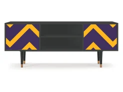 Móvel De Tv* Mueble de TV - 170х69х48 cm - T2 - The Brightest Way, Antracite Cinza antracite