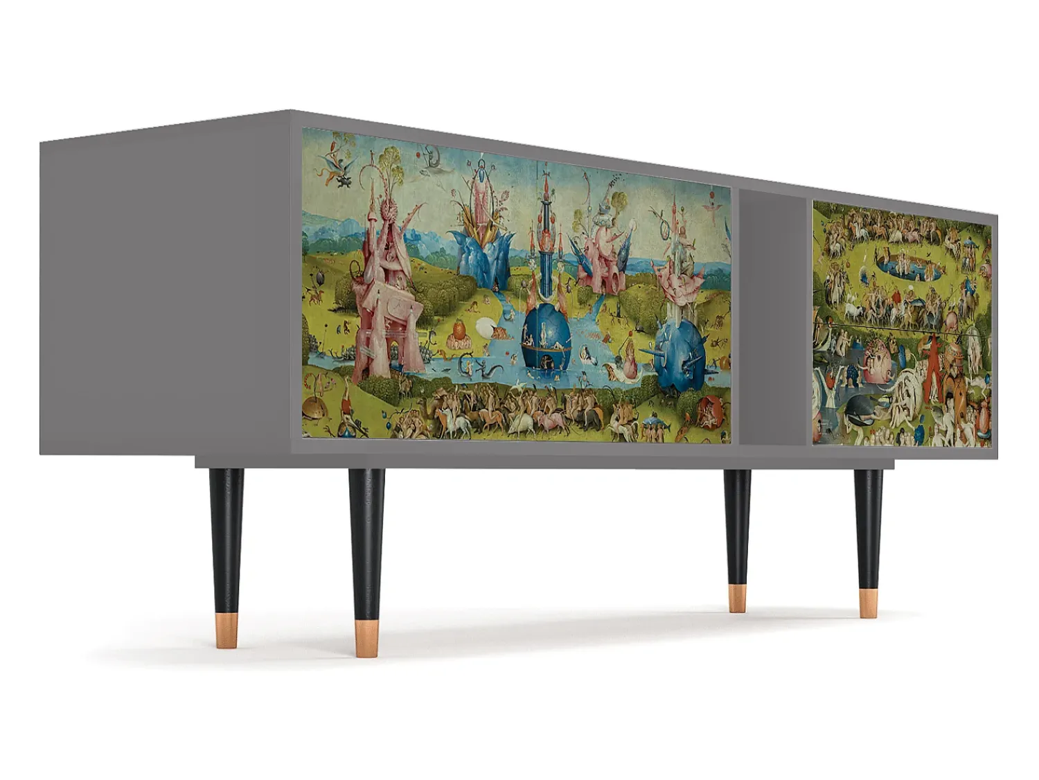 Móvel De Tv| Mueble de TV - 170х69х48 cm - T1 - The Garden 2 by Bosch, Cinza Cinzento