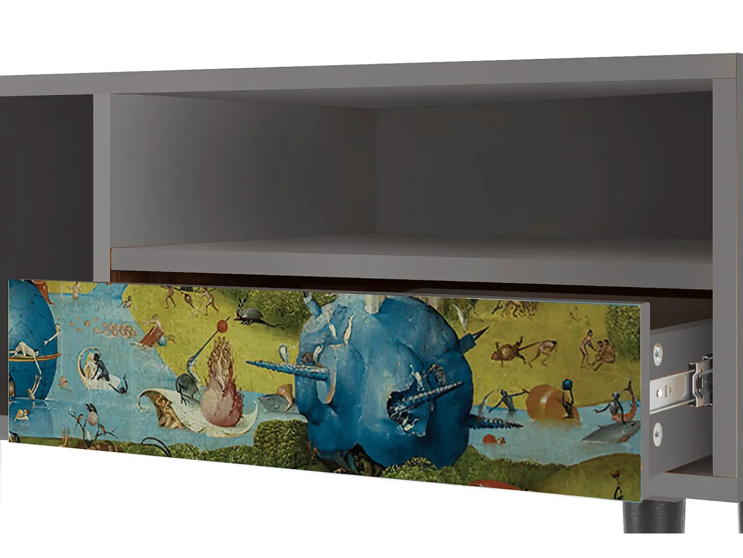 Móvel De Tv* Mueble de TV - 115х59х48 cm - T3 - The Garden 2 by Bosch, Cinza Cinzento
