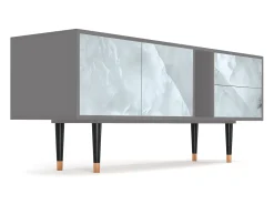 Móvel De Tv* Mueble de TV - 170х69х48 cm - T1 - The Onyx, Cinza Cinzento
