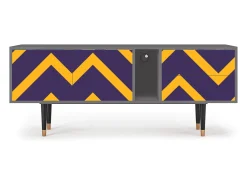 Discount Mueble de TV - 170х69х48 cm - T1 - The Brightest Way, Cinza Cinzento