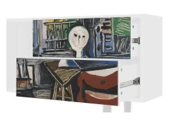 Mueble de TV - 170х69х48 cm - T1 - The Studio , Branco^ Móvel De Tv