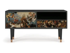 Móvel De Tv| Mueble de TV - 115х59х48 cm - T3 - The Fall, Antracite Cinza antracite