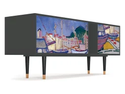 Mueble de TV - 170х69х48 cm - T1 - The Port of Collioure , Antracite^ Móvel De Tv