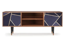 Móvel De Tv* Mueble de TV - 170х69х48 cm - T2 - The Amethyst, Nogueira Castanho